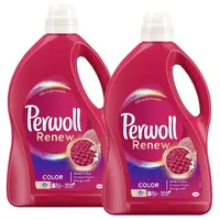 Perwoll Renew Color (2x52 Waschladungen), Color Waschmittel für farbige Wäsche, Feinwaschmittel stärkt die Fasern und verbessert die Farbintensität, intensive Frische