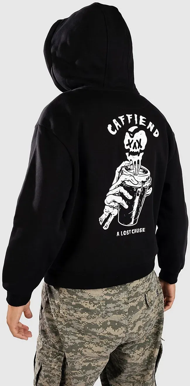 A Lost Cause Caffiend Sweatjacke black Gr. L