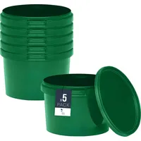 Benbow Eimer mit Deckel 0,5l Anzahl: 5 Stk., Grün