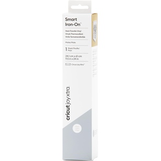 Cricut Smart Iron-On Aufbügelfolie silber 24,1 x 60,9 cm, 1 Rolle
