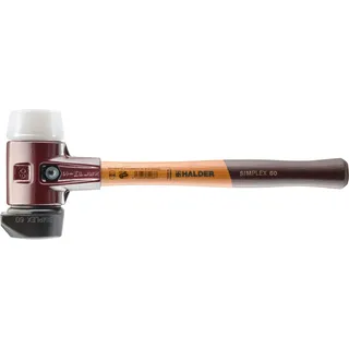 Halder SIMPLEX 60mm Gummi / Superplastik m. Standf. Stahlgussgeh.