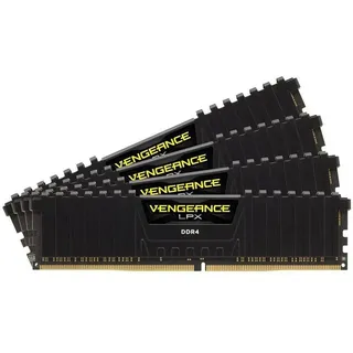 64 GB (4 x 16 GB) DDR4 2666 MHz CL16 (CMK64GX4M4A2666C16)