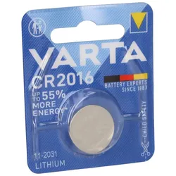 VARTA CR2016 Lithium-Knopfzelle 3V