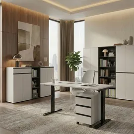 KADIMA DESIGN Stuttgart Rollcontainer 40x63x50 cm beige
