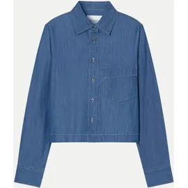 CLOSED Cropped Jeansbluse Blau S