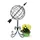 DanDiBo Ambiente DanDiBo Sonnenuhr Garten Metall Globus 101806 Modern Stehend Sonnenuhr aus Schmiedeeisen 72 cm Gartenuhr Gartendeko