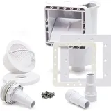 Wiltec Skimmer Set weiß