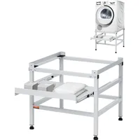 Vevor Waschmaschinen-Untergestell, 640x635x615mm Podest für Waschmaschine, 136kg Tragkraft, Waschmaschinen-