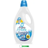 6x PURO AMORE Waschmittel Detersivo Lavatrice Blaue Hygiene - Flüssigwaschmittel ideal für weiße und bunte Kleidungsstücke - 45 Wäschen 2025ml + Beni Culinari Kostenloser Schlüsselanhänger