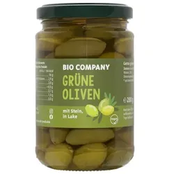 Bio Company Grüne Oliven mit Stein bio