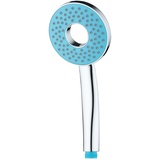 Eisl Handbrause »Rio«, mit Wassersparfunktion in Ringform, Chrom/Türkis