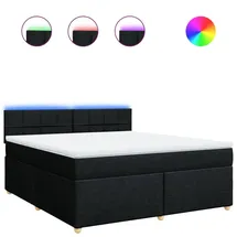 vidaXL Leonor Block 180 x 200 cm Schwarz