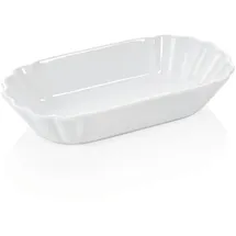 Was Pommesschale Porzellan Weiß 25 x 12,5 x 5 cm 6-tlg.