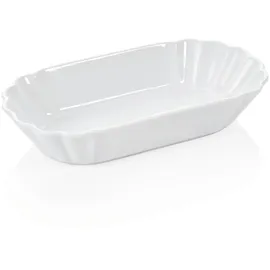 Was Pommesschale Porzellan Weiß 25 x 12,5 x 5 cm 6-tlg.