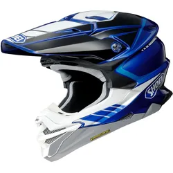 Shoei VFX-WR 06 Jammer, Motocrosshelm - Schwarz/Blau/Weiß - M