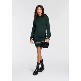 LAURA SCOTT Strickkleid Petrol-Melange 38