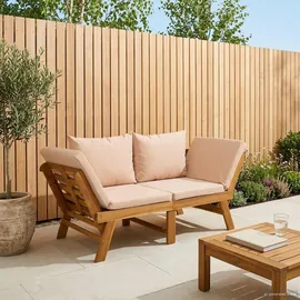 vidaXL 3-in-1 Gartenbank 3-in-1 110 x 60 x 85 cm Beige