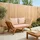 vidaXL 3-in-1 Gartenbank 3-in-1 110 x 60 x 85 cm Beige