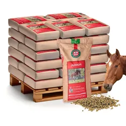Salvana Junior 30x25kg - Pelletiertes Fohlenfutter für Jungpferde vom Absetzen bis zum 3. Lebensjahr