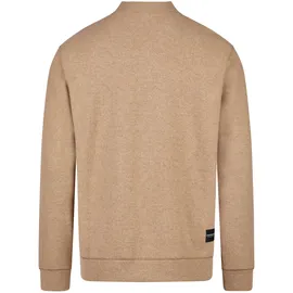 Cleptomanicx Outdoorjacke "Noitch Cruise", Herren, Gr. L, beige (beige, meliert), 43% Wolle, 37% Baumwolle, 20% Polyamid, unifarben, normal, Rundhals, Jacken Outdoorjacke, mit lockerem Schnitt