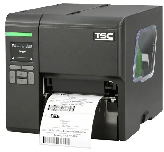 Industrie-Etikettendrucker TSC ML340P, thermotransfer, 300dpi, LCD Display, USB ...