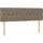 vidaXL Boxspringbett mit Matratze Taupe 140x200 cm Stoff
