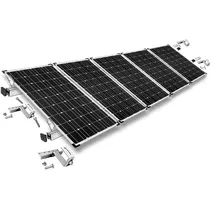 Offgridtec Befestigungskit für Schrägdachmontage 30mm Rahmenhöhe für 5 Solarpanels