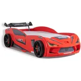 Aileenstore Kinderbett Rio 90 x 200 cm Holz lackiert rot