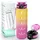 HoneyHolly Trinkflasche 1L, BPA-Frei, Trinkflasche Kohlensäure Geeignet, Wasserflasche Auslaufsicher, Sportflasche mit Strohhalm, Wasserflasche Sport für Fahrrad, Fitness, Laufen, Wandern
