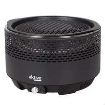 Aktive Rauchfreier Rundgrill schwarz