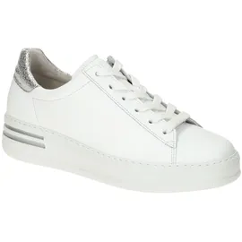 Gabor Sneaker Damen Weite E Silber/Weiß 40,5
