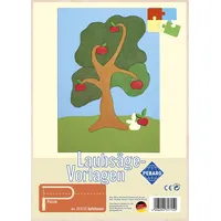 Peter Bausch GmbH & Co. KG PEBARO 317/1S - Laubsägevorlage Apfelbaum, 1 Platte, Größe DIN A4