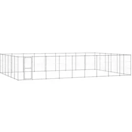 vidaXL Hundezwinger 65,34 m2 Stahl
