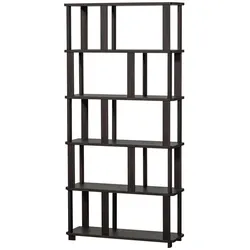 Regal Riss aus Eichenholz 186x90 cm, Braun