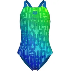 ARENA Kinder Schwimmanzug GIRLS MULTI COLOURS, BLUE RIVER MULTI-BLUE RIVER, 116