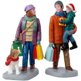 Lemax Village Collection Lemax - Holiday Shoppers, Set of 2