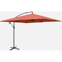 sweeek Sonnenschirm 300 x 300 cm Terrakotta