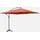 sweeek Sonnenschirm 300 x 300 cm Terrakotta