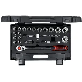KS Tools 1/2" CHROMEplus Steckschlüssel-Satz 22-tlg.