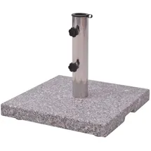 vidaXL Schirmständer Granit 20 kg Grau