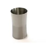 Bagnoxx Zahnputzbecher Edelstahl Grau