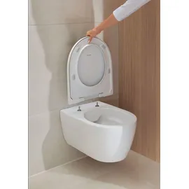 Geberit Duofix Element iCon WC mit WC-Sitz und Sigma 20 square Betätigungsplatte