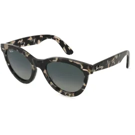 Ray-Ban 0RB2241 Wayfarer Way Unisex-Sonnenbrille Vollrand Rund Propionat-Gestell, grau