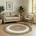 Teppich beige beige 200cm Teppich