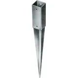 Trendline Zaunpfosten 9,1 x 9,1 x 90 cm Grau/Stahl