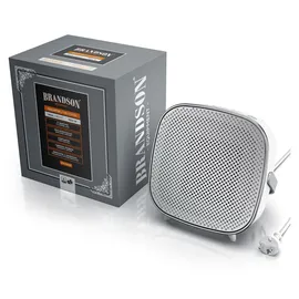Brandson Heizlüfter 1500 W Silber/Weiß