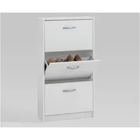 FMD Step 3 59 x 104 x 17 cm Schuhkipper weiß