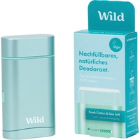 Wild Deodorant Fresh Cotton & Sea Salt + Nachfüllpack