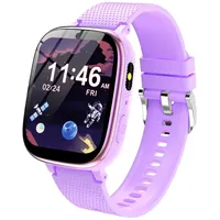 Smartwatch Kinder, 1,83′′ Kinderuhr mit 30 Spielen, Anrufe, Kamera, Musik, Schrittzähler, Wecker, Lernkarte, Hörbuch, Geschenk für 3-12 Mädche... - Lila