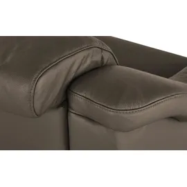 HIMOLLA Sofa Leder 3-Sitzer Braun